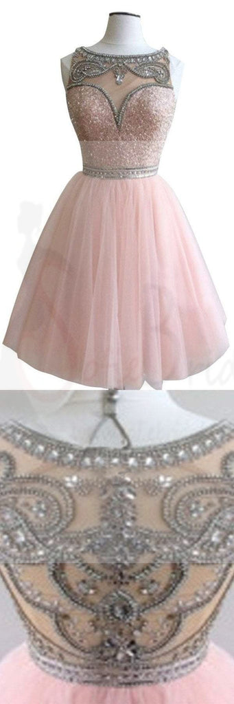 Dark pink Bateau gorgeous Stunning casual homecoming prom gown dresses, BD00154