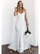 Mermaid Spaghetti Straps Simple Cheap Floor Length Wedding Dresses Online,SFWD0015