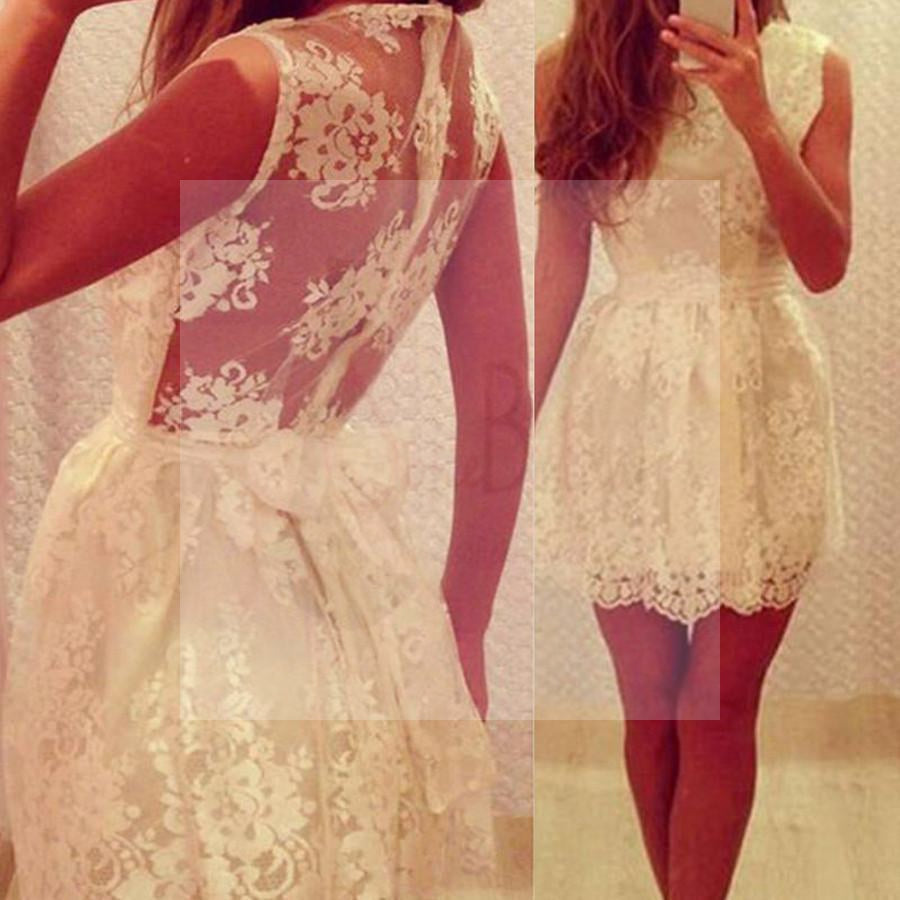 New Arrival lace simple elegant cute freshman graduation formal homecoming prom gown dresses, BD00169