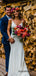 Mermaid Spaghetti Straps V-neck Long Wedding Dresses Online,SFWD0039