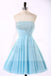 Cheap Chiffon Light Blue Cute homecoming prom dresses, CM0018