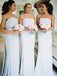 Strapless Mermaid Bridesmaid Dresses, Light Blue Bridesmaid Dresses, Cheap Bridesmaid Dresses, PD0705