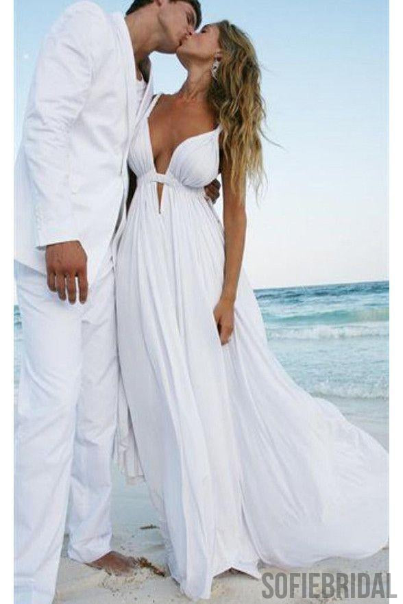Unique Sexy Simple Casual Cheap White Beach Wedding Dresses, WD309 SofieBridal Unique Sexy Simple Casual Cheap White Beach Wedding Dresses, WD309 SofieBridal