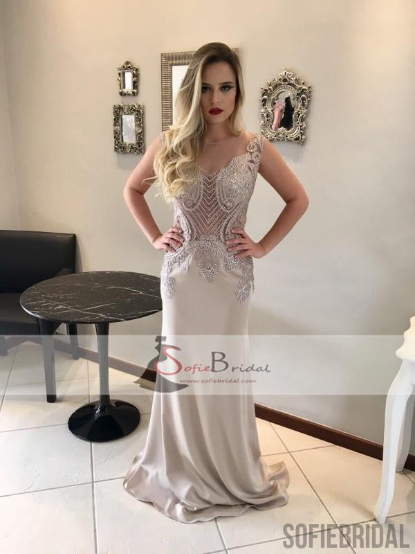 Luxury Rhinestone Beaded Prom Dresses, Mermaid Long Prom Dresses, Prom Dresses, PD0412