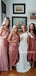 Charming Mismatched Spaghetti Straps Long Bridesmaid Dresses Online,SFWG00384