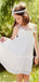 A-line Square Neckline Simple Lace Flower Girl Dresses, FG0113