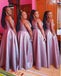 Sequin One Shoulder A-Line Long Bridesmaid Dresses, SFWG00421