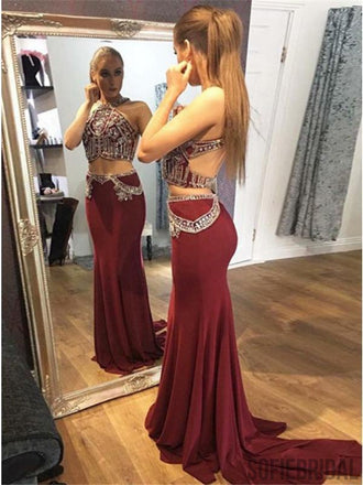 Lovely Sequin Tulle Cross Back Prom Dresses, Sexy Mermaid Prom Dresses, Formal Dresses, PD0380