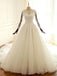 Long Sleeve Lace Long Custom Cheap Custom Wedding Dresses, WD305