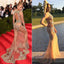 Beyonce Inspired Celebrity See Through Sexy Rhinestone Long Sleeve Prom Dresses, PD0520