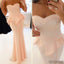 Popular Sweetheart Mermaid Soft Satin Cheap Long Prom Dresses, PD0549