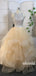Simple Scoop Neck A-line Tulle Sequin Long Prom Dresses Online,SFPD0107