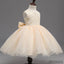 Beige Lace Top Sleeveless Flower Girl Dresses, Popular Tulle Flower Girl Dresses,  FG039