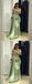 Sexy Satin Off Shoulder V-Neck Sleeveless Mermaid Prom Dresses/Evening Dresses,SFPD0368