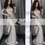 Long Sleeve Silver Sequin Mermaid Long Sleeve Prom Dresses, Sparkle Prom Dresses, PD0459
