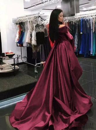 Off Shoulder Long Mermaid Prom Dresses, Popular Prom Dresses, PD0758