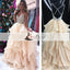 Spaghetti Beaded Top Organza Prom Dresses, Lovely Dresses, Popular Prom Dresses, PD0463