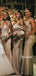 Mismatched Mermaid Floor-length Cheap Bridesmaid Dresses,SFWG00358