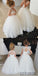 Newest Round Neck Lace Open-back Ball Gown, Flower Girl Dresses , FG0105