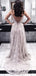 Sexy V-Back Lace Popular Backless Tulle Prom Dress, Bridal Gown, WD0128