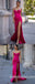 Sexy Satin Sweetheart Side Slit Mermaid Long Floor Length Prom Dresses,SFPD0302