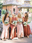 Simple Scoop Floor-length Cheap Bridesmaid Dresses,SFWG00340
