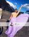 Lilac Halter Lace Tulle A-line Prom Dresses,  Cheap Prom Dresses, Lovely Prom Dresses, PD0457