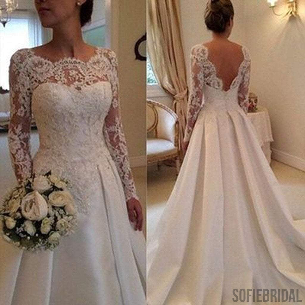 Mermaid Spaghetti Straps Simple Cheap Floor Length Wedding Dresses Online,SFWD0015