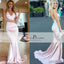 Spaghetti Lace Mermaid Prom Dresses, Sexy Backless Prom Dresses, Cheap Prom Dresses, PD0451
