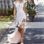 Off Shoulder Lace Beaded Side Slit Prom Dresses,  Newest Arrival Prom Dresses, PD0384