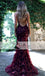 Lovely Sequin Tulle Cross Back Prom Dresses, Sexy Mermaid Prom Dresses, Formal Dresses, PD0380