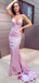 Mermaid V-Neck Spaghetti Straps Cheap Long Prom Dresses Online,SFPD0060