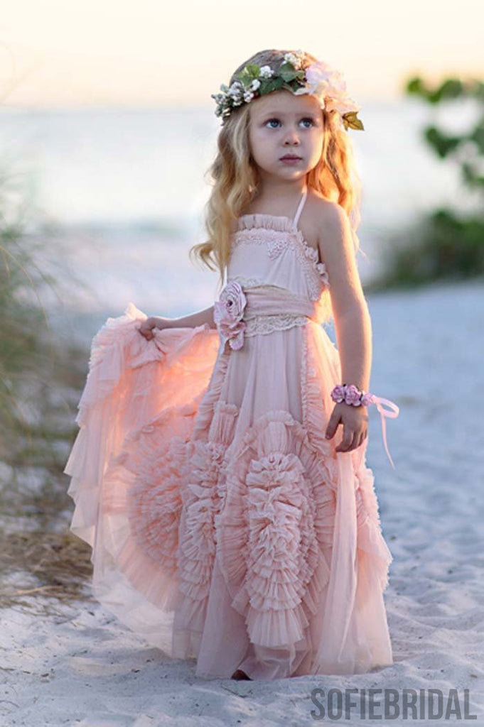 beach flower girl dress 19 Bohemian Flower Girls Dresses Perfect for Summer Beach Wedding