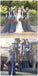 Charming Popular Cap Sleeve Round Neck Royal Blue Sequin Mermaid Long Bridesmaid Dresses, WG61