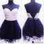 Pretty sweetheart mini dresses for teens sparkly homecoming prom dresses, SF0027