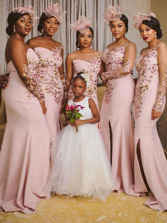 Sexy Sweetheart Mermaid Lace Cheap Bridesmaid Dresses,SFWG00346