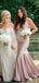 Popular Mermaid Spaghetti Straps Long Bridesmaid Dresses Online,SFWG00388