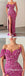 Sexy Charming Sequin One Shoulder V-Neck Side Slit Mermaid Long Prom Dresses,SFPD0259