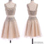 Popular two pieces sparkly unique homecoming prom gown dress,BD0098