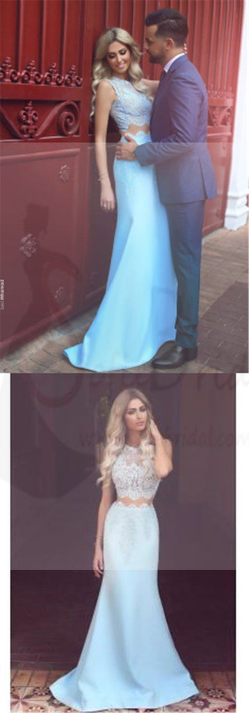Two Pieces Prom Dresses, Strapless Mermaid Prom Dresses, Fashion Prom Dresses, Party Dresses, Evening Dresses,Long Prom Dress