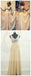 Charming V-Neck Sequin Chiffon Prom Dresses, PD0308