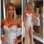 Sexy Sweetheart Rhinestone Prom Dresses, Side Slit Mermaid Prom Dresses