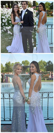 Long Prom Dresses, White Prom Dresses, Sparkle Prom Dresses, Charming Prom Dresses, Prom Dresses 2017, Backless Prom Dresses, Evening Prom Dresses, Prom Dresses Online, PD0099