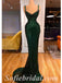Sexy Simple Sequin Spaghetti Straps Cowl Sleeveless Mermaid Long Prom Dresses,SFPD0380