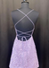 Charming Lace Appliqued Criss-Cross Short Homecoming Dresses, HD0187