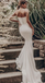 Spaghetti Prom Dresses, Mermaid Long Bridesmaid Dresses, Ivory Prom Dresses, PD0726