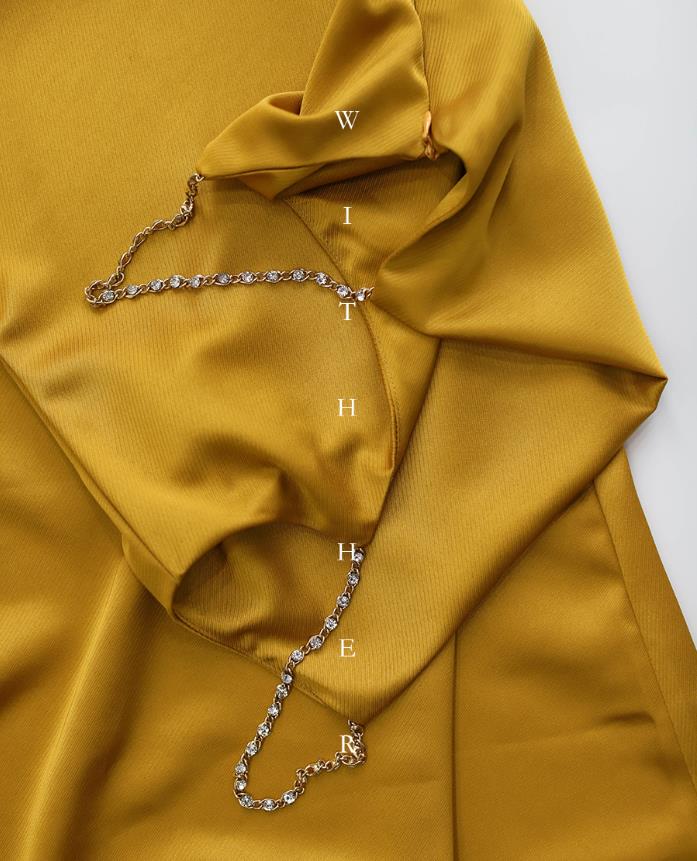 Charming Turmeric Soft Satin Spaghetti Straps Long Homecoming Dresses, HD0182