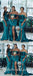 Mismatched Sexy Soft Satin Sleeveless Side Slit Mermaid Floor Length Bridesmaid Dressses,SFWG00470