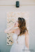 Ivory Tulle Long A-line Simple Elegant Wedding Dresses, WD0289