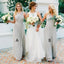 Elegant Lace Bridesmaid Dresses, Short Bridesmaid Dresses, Dark Grey Bridesmaid Dresses, PD0494